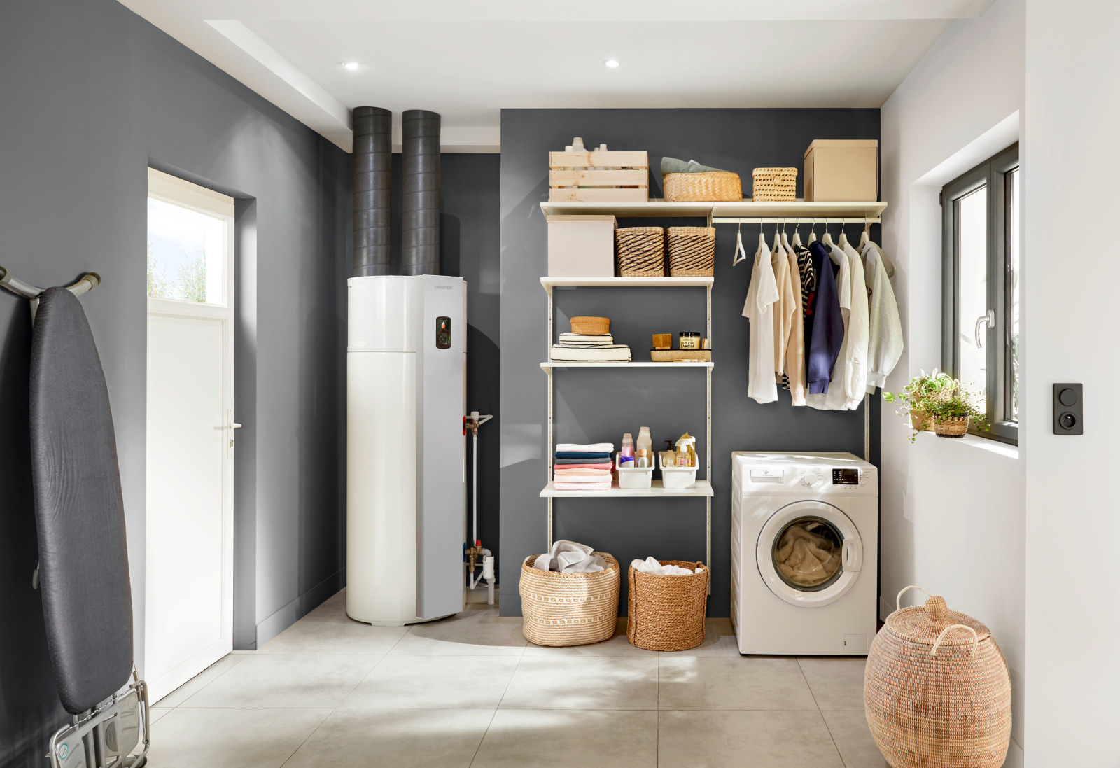 Gaine Pour Chauffe Eau Thermodynamique Atlantic Chauffe-eau thermodynamique connecté et intelligent Calypso connecté