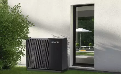 pompe à chaleur atlantic unité extérieure jardin