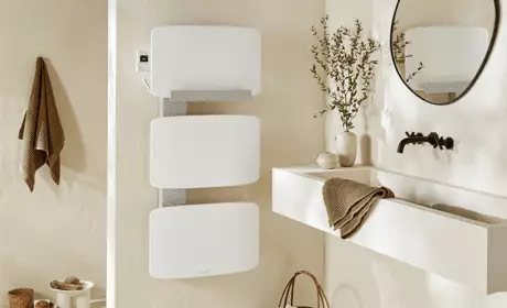 sèche serviettes électrique blanc design atlantic