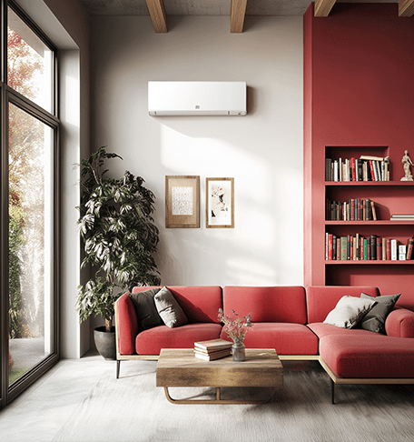 Visuel d'ambiance nouvelle gamme PAC AIR/AIR