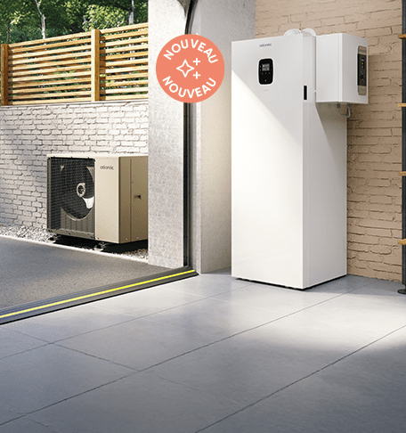 pompe à chaleur hybride gaz atlantic garage jardin