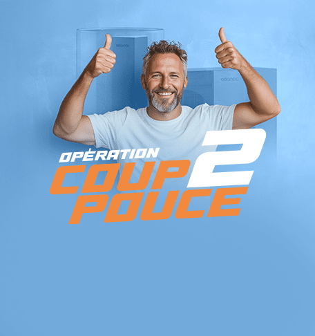 atlantic opération coup 2 pouce pompe à chaleur chauffe eau