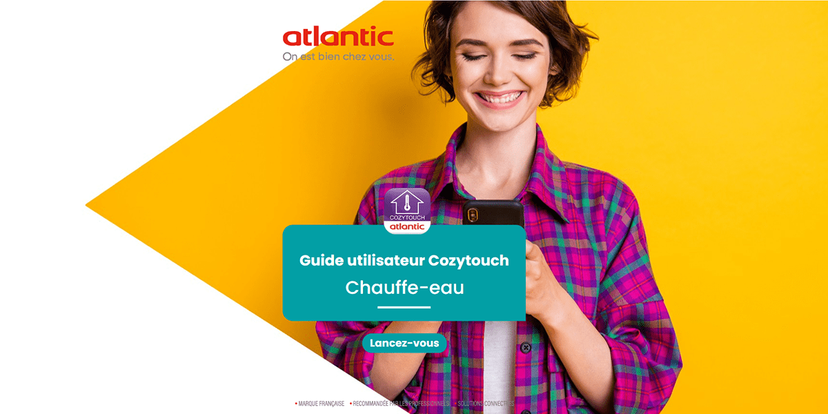 atlantic guide utilisateur chauffe-eau connecté cozytouch