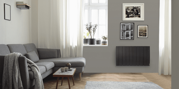 radiateur gris horizontal Atlantic salon