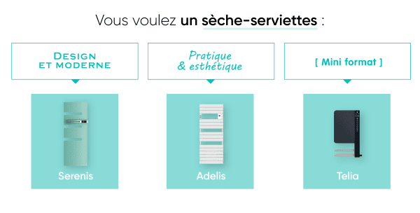 NOS SÈCHE-SERVIETTES POUR VOTRE SALLE DE BAIN